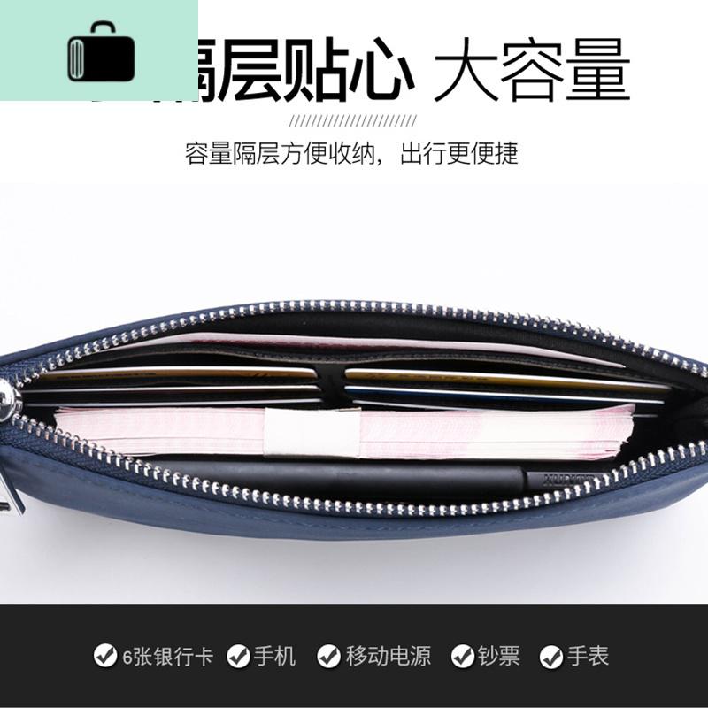 手包男小手拿包牛津布手抓包帆布手拎包尼龙长款钱包布艺手机包NEW LAKE男士手拿包