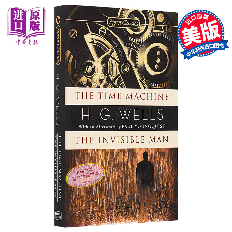 [正版]中商原版时间机器 隐形人 英文原版名著Time Machine The Invisible Man高清大图