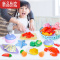 真智力可切水果切切乐儿童玩具蔬菜套装女孩过家家海鲜厨房仿真蛋糕男孩 蔬菜(盒装)仿真食物