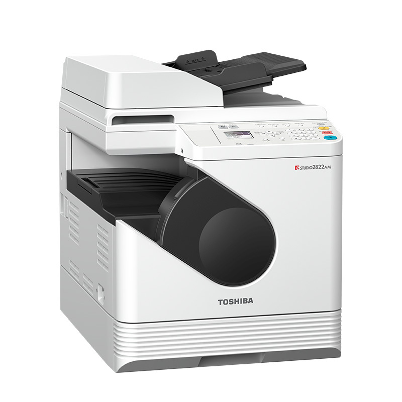 东芝(TOSHIBA)DP-2822AM 复印机 A3激光黑白复印机 28页/分钟(双面器、输稿器、单纸盒)