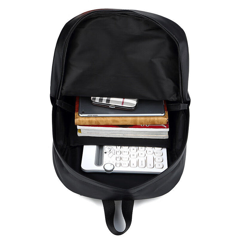 FOLLI FOLLIE 时尚休闲皮质通勤双肩包黑色FF-Y010A高清大图