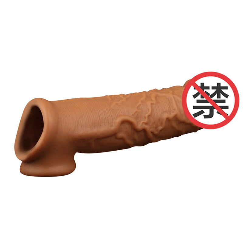 云曼 液态狼牙套 男用器具加长加粗茎套环锁精套液体柔软仿真套阳具套成人情趣性用品 液态硅胶套(双口款)高清大图