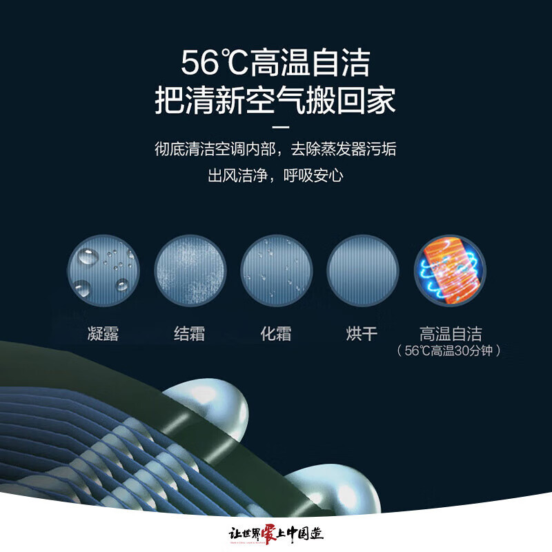 格力(GREE)大1匹 新一级能效 变频冷暖 高温自清洁 纯铜管壁挂式空调挂机 KFR-26GW/(26587)高清大图