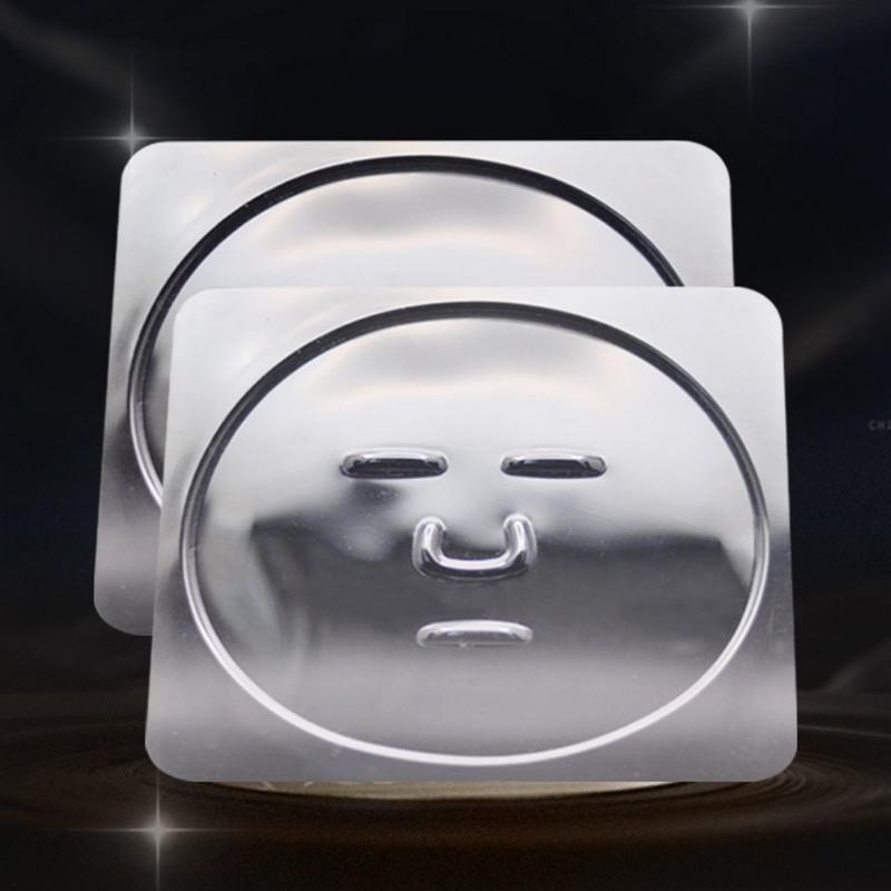 海藻面膜专用面膜模具 加厚DIY面膜模版水晶面膜托磨具可反复使用 2个面膜模具
