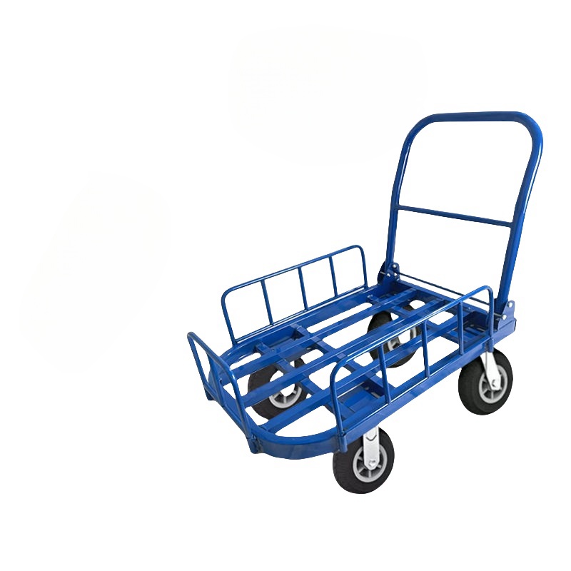 烁恒 手推车75*50配6寸黑胶600斤个