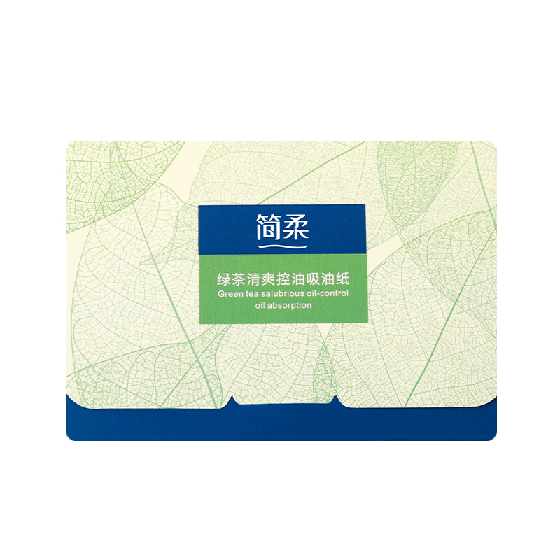 简柔(JIANROU) 绿茶清爽控油吸油纸100片*3盒