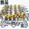 拼装积木军事小人仔偶二战部队士兵人八路军日军兼容乐高玩具 军绿色国方军6款小人