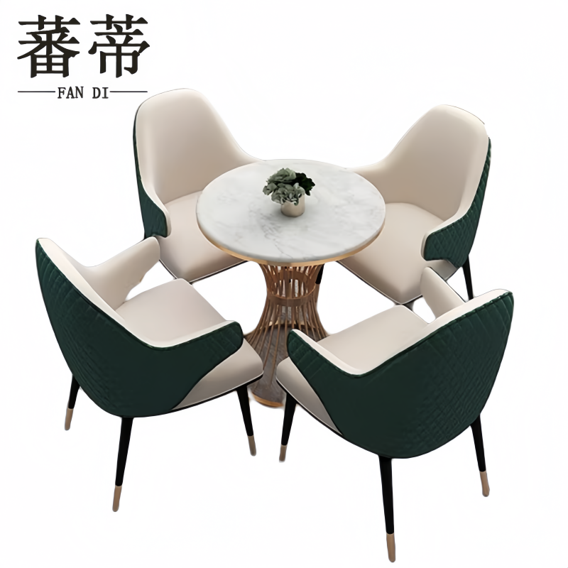 蕃蒂休闲桌四椅套高清大图