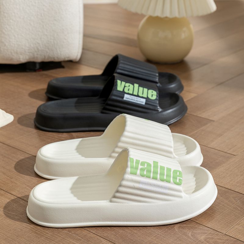 拖鞋男女居家室内外穿浴室防水加厚软底情侣凉拖鞋高清大图