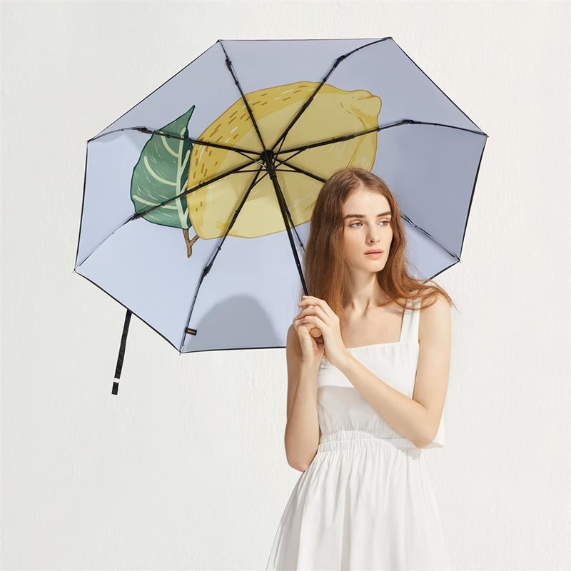 蕉下bananaumbrella20果趣系列三折伞柠檬