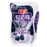 七果果 光明轻巧包网红酸奶180gX10包 黑加仑风味酸牛奶 产发MK
