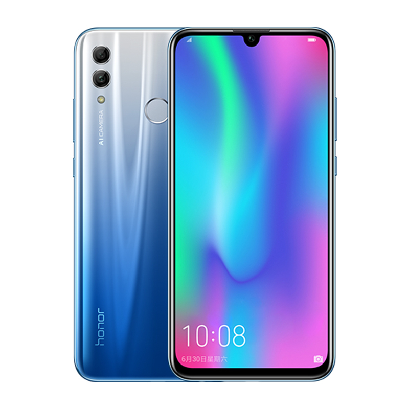 荣耀(honor)10青春 4GB+64GB 渐变蓝移动联通电信4G 幻彩渐变 2400万AI自拍 6.21英寸90%屏占比珍珠屏 全面屏手机