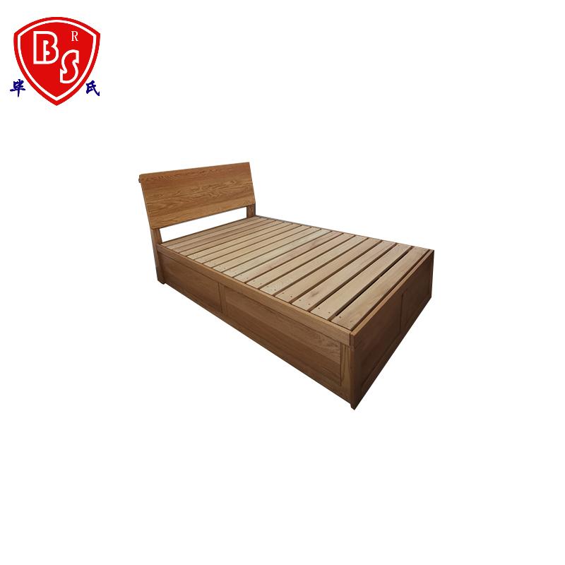 毕氏家具 单人床 1200*2000*400 张高清大图