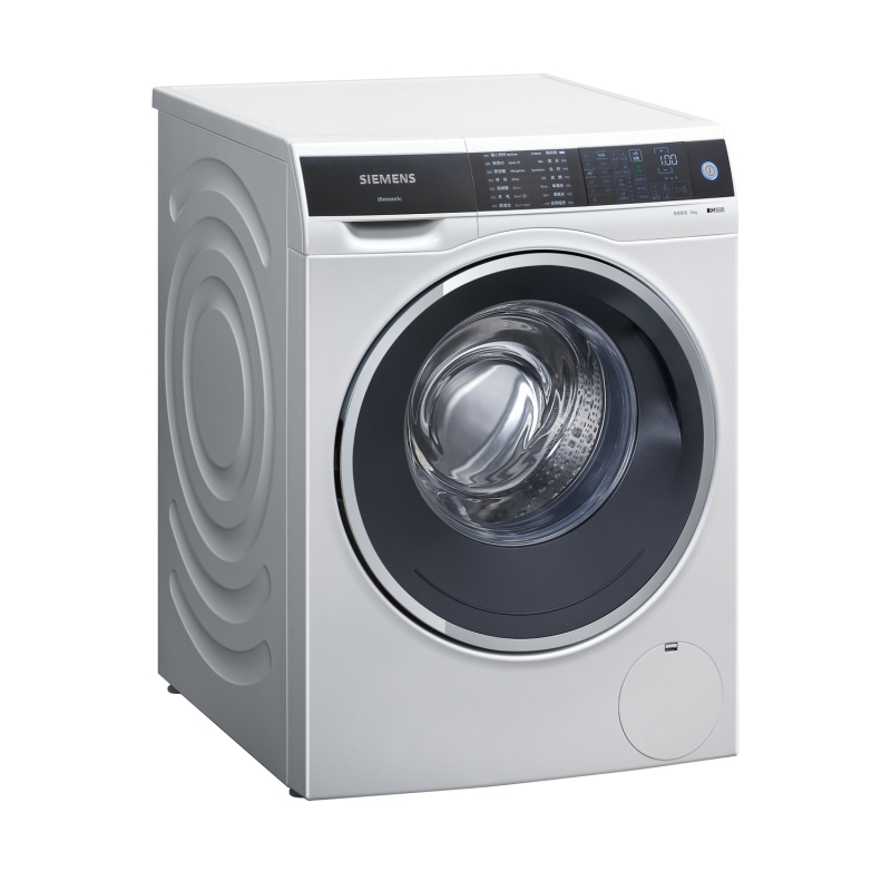 SIEMENS/西门子 WM14U560HW 10公斤 变频滚筒洗衣机 高温筒清洁 智能除渍 防过敏程序 家居互联高清大图
