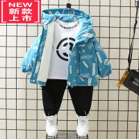 可莉允男童棉衣加厚秋冬装2022新款婴儿童加绒夹棉外套宝宝冬季洋气棉袄棉服