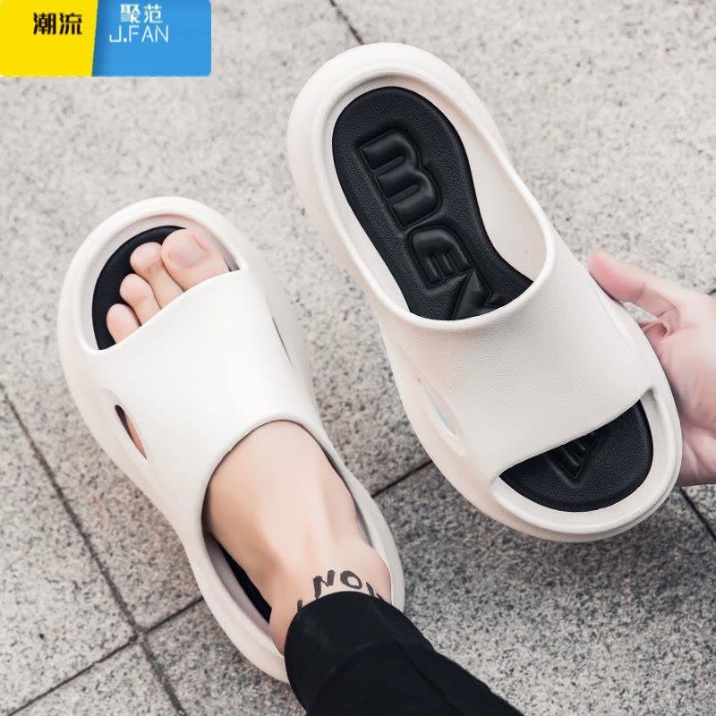 聚范拖鞋男夏季外穿防滑踩屎感家用洗澡凉拖2024新款超软沙滩凉鞋图片