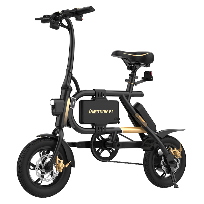 自营乐行天下p2新款亲子折叠电动自行车锂电助力迷你成人电瓶车小型
