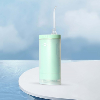 博皓电动冲牙器便携式伸缩款洗牙器水牙线正畸专用牙齿清洁神器家用 静谧绿