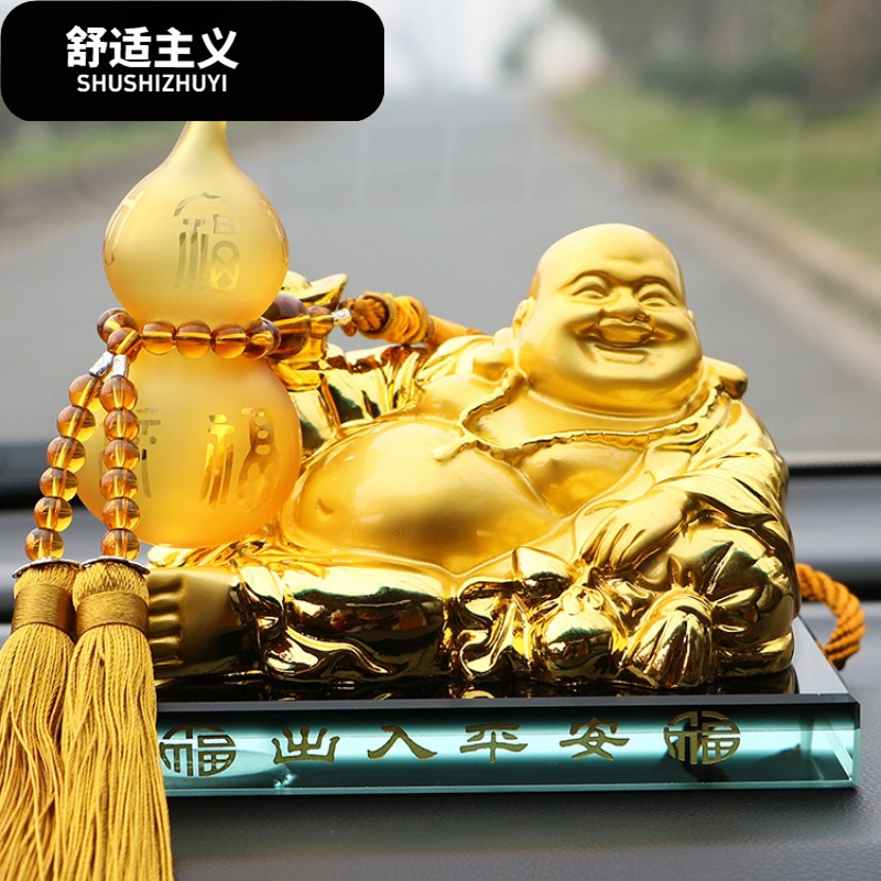 汽车摆件新款创意男士新款创意装饰保平安车载香水座车内饰品摆件