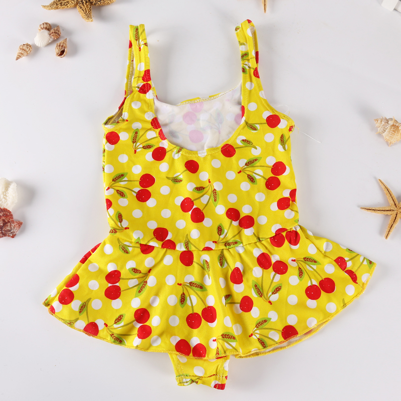 游泳衣舒适连体款三角儿童韩国比基尼可爱小中大女童特价泳装批