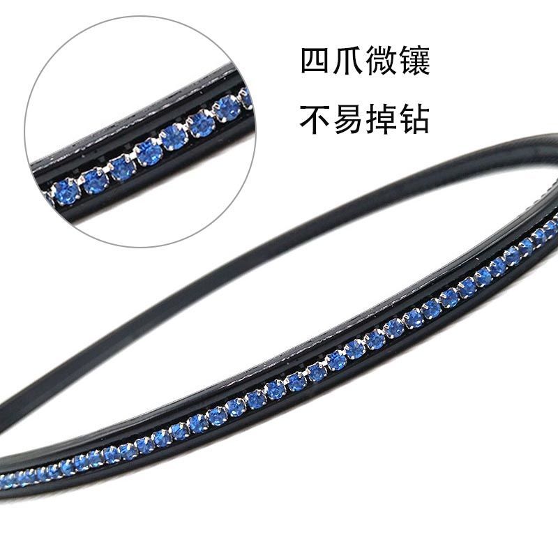 3个装发箍可爱清新简约发窟水钻细款妈妈发卡女头饰韩版压发头箍 细发箍 白色3个装