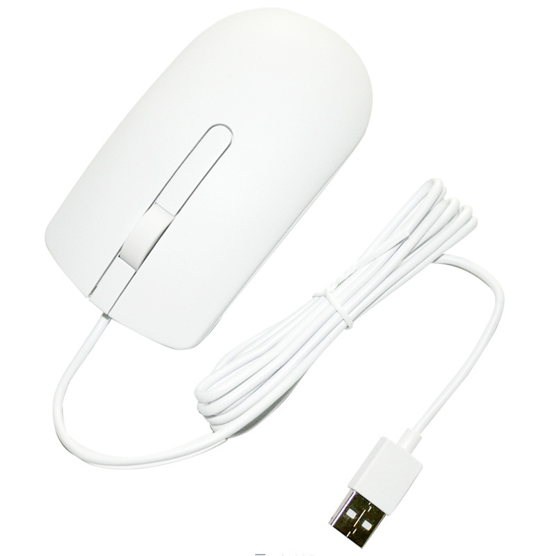 戴尔(DELL)MS116 白色有线办公鼠标