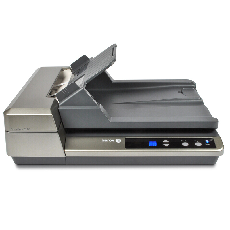 富士施乐（Fuji Xerox）DM3220 平板及馈纸式扫描仪 A4彩色双面扫描 600DPI光学分辨率 CIS G
