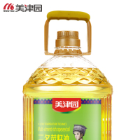 美津园粮油 非转基因食用油 精炼一级压榨 三多菜籽油5L