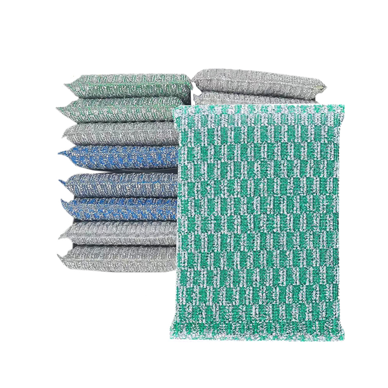 炯毅 彩条金柔百洁布清洁布 洗碗清洁海绵去油污抹布 厨房百洁布刷锅碗神器海绵吸水除污不易 金柔百洁布 小提花 个高清大图