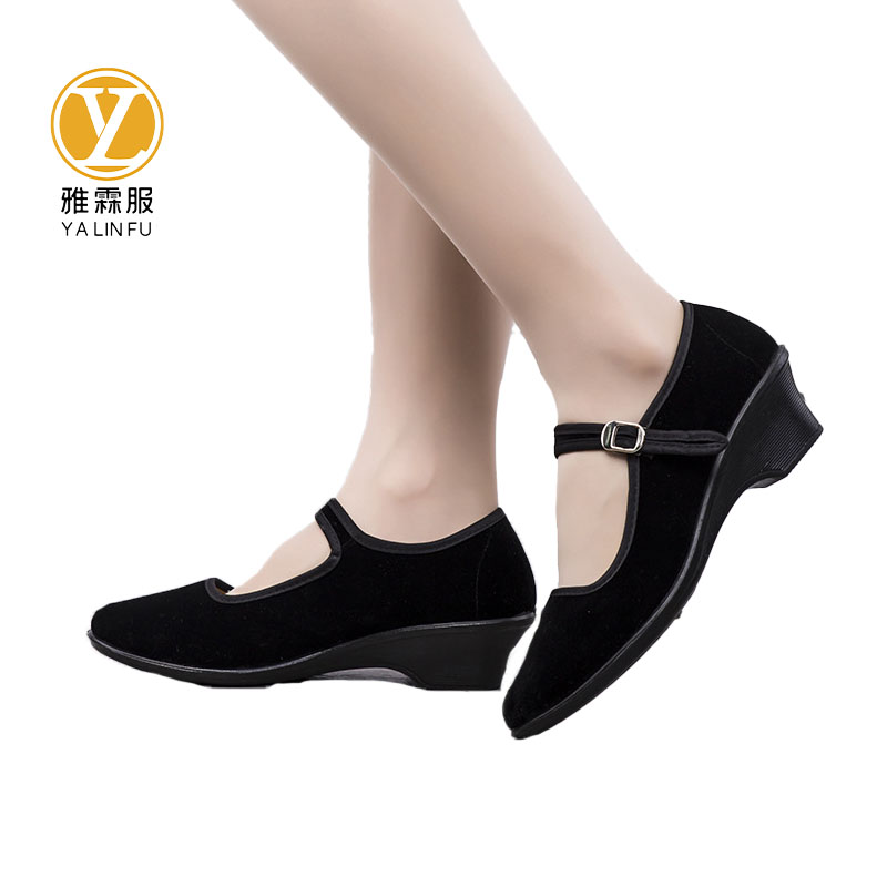 雅霖服 女士布鞋工作鞋YLFXT106027 双高清大图