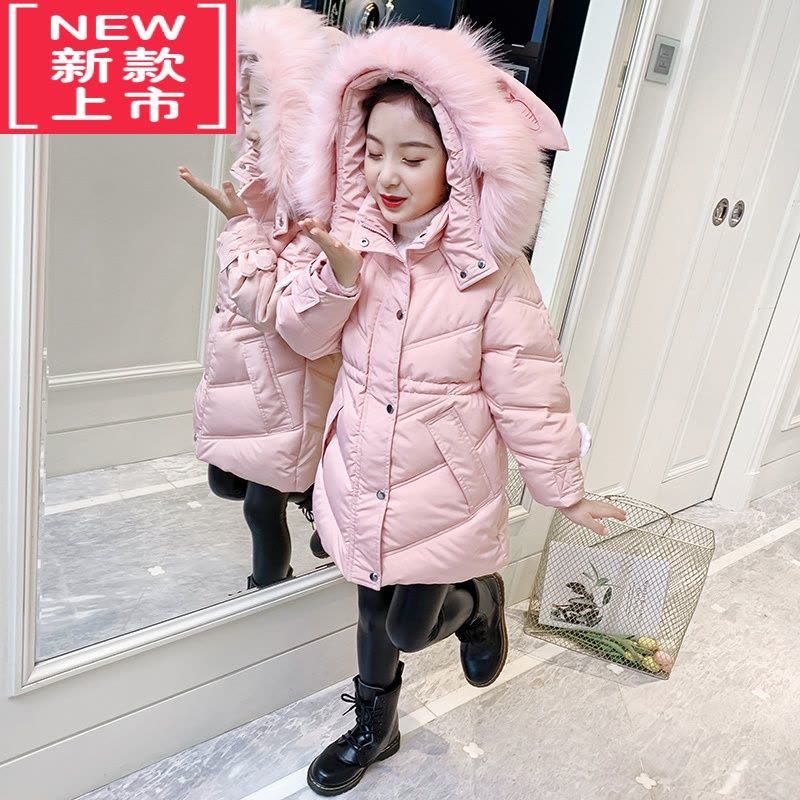 可莉允女童棉服冬装2022年新款洋气大儿童韩版冬季棉袄女孩羽绒外套棉衣图片