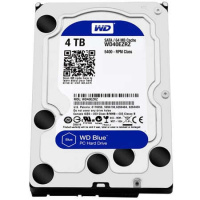 WD西部数据WD40EZRZ 4T台式机机械硬盘4tb 5400转64M串口蓝盘