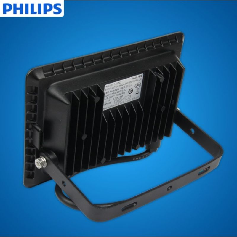 飞利浦LED泛光灯(室外防水) 100W 6500K 白光含灯支架[配3个卡箍]