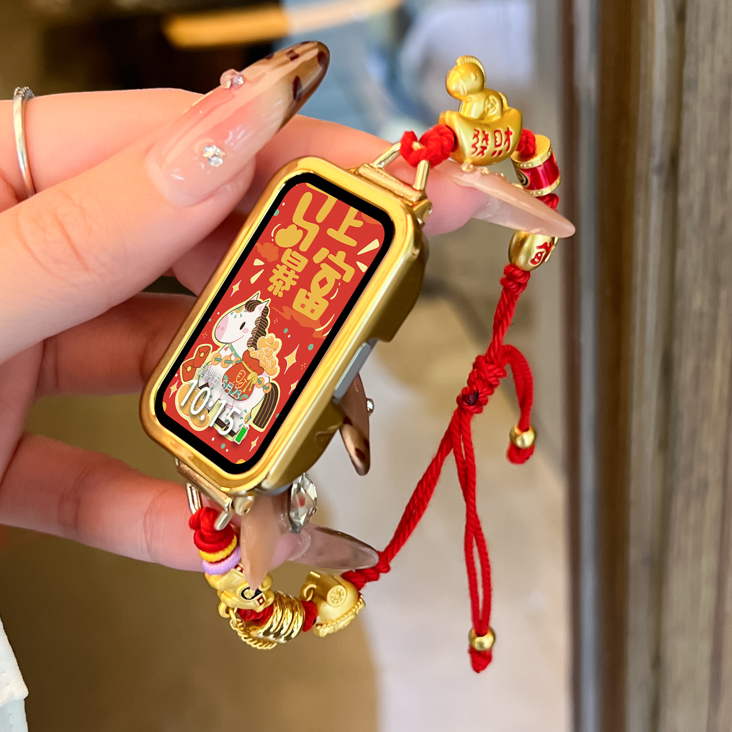 适用小天才电话手表表带Z10/Z9可爱挂脖Z11新款Z8Z7S保护套3139B高清大图