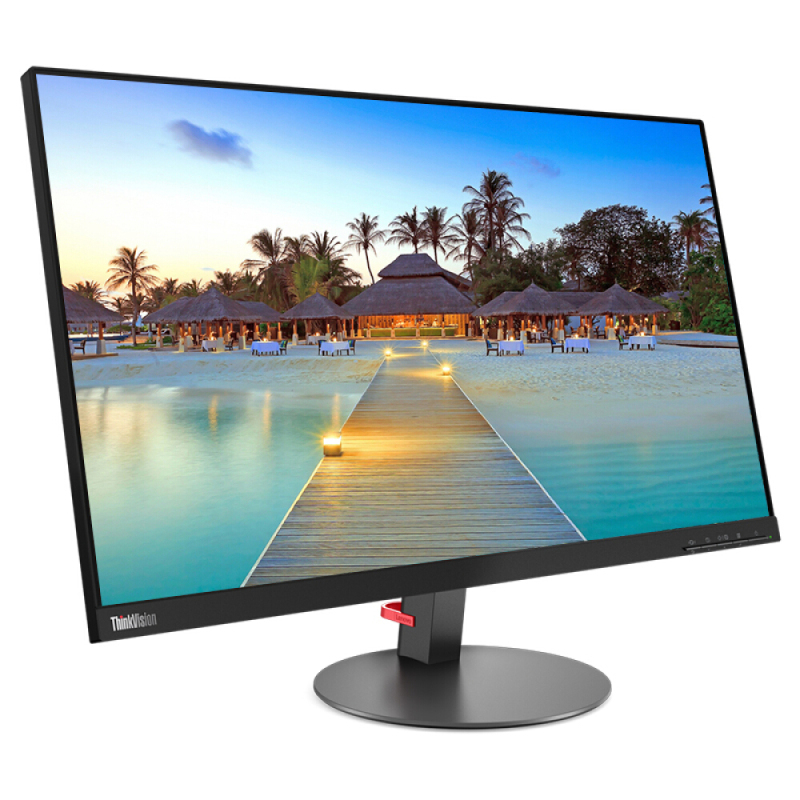 联想ThinkVision S27i 27英寸窄边框低蓝光不闪屏IPS屏液晶显示器