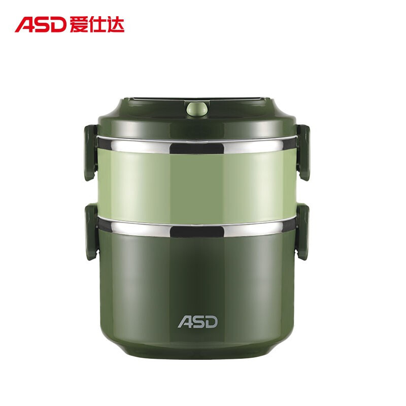 爱仕达(ASD) RWS16H4WG-G 臻韵系列分层保温饭盒1.6L