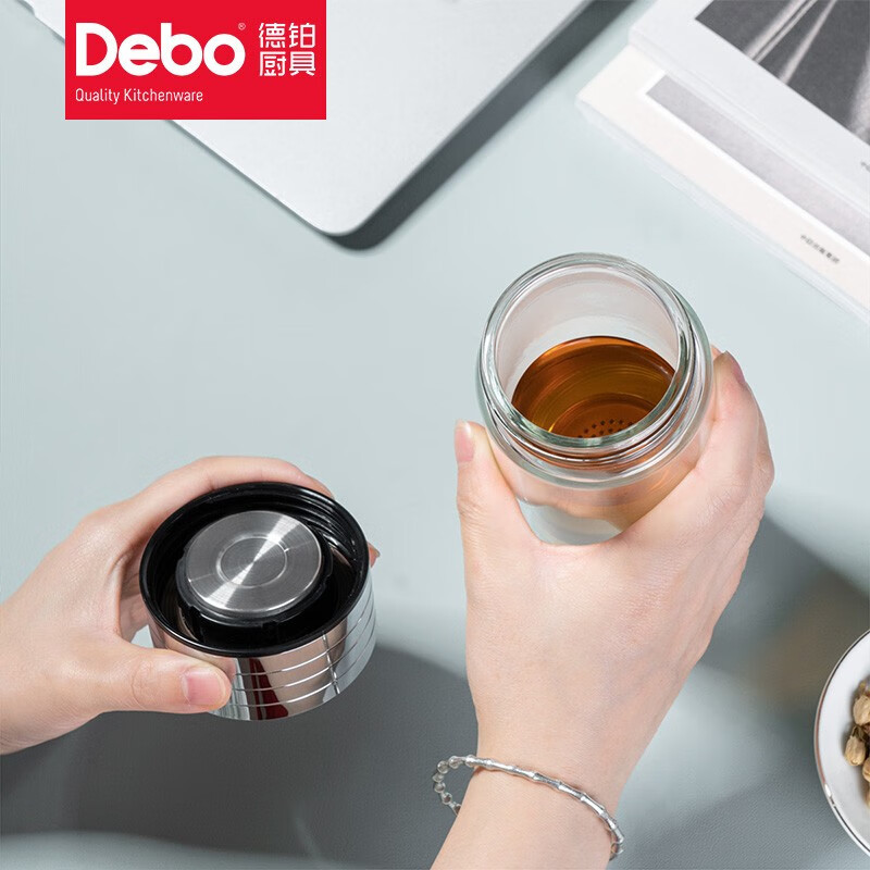 Debo德铂 阿隆索(磁吸玻璃杯) DEP-875 350ml高清大图