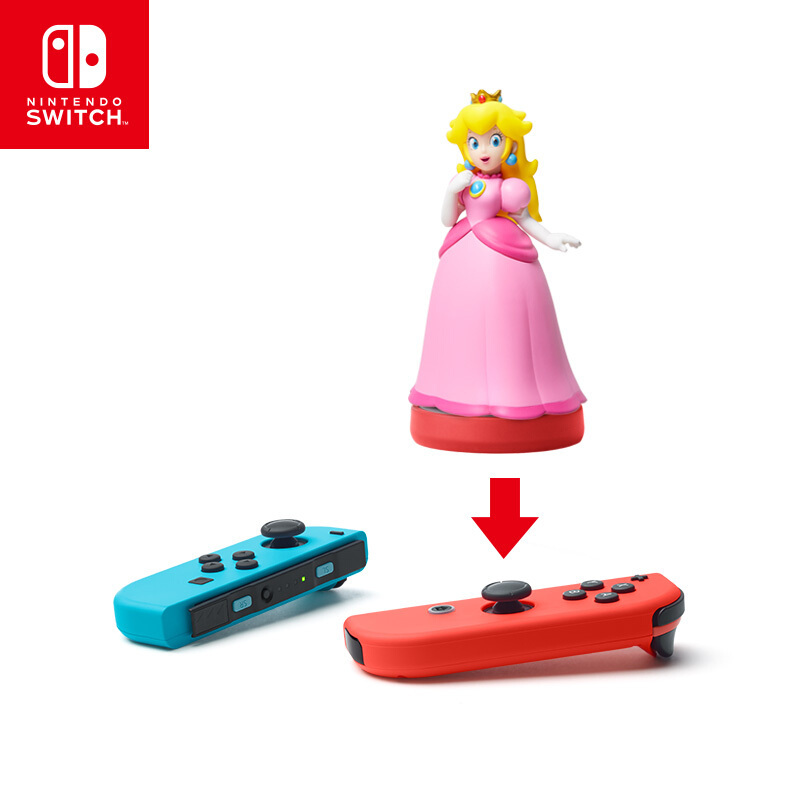 任天堂 Nintendo Switch 超级马力欧 桃花公主 标准款 国行amiibo游戏互动模型 NS周边配件