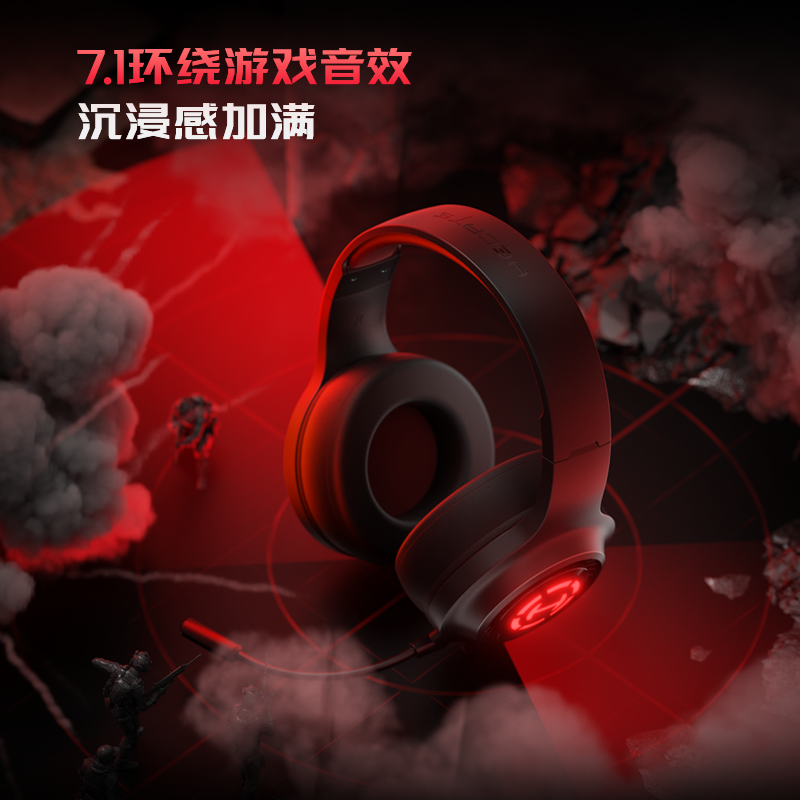 EDIFIER/漫步者G15竞技版头戴式耳机游戏电竞专用USB电脑耳机有线带麦克风新款高清大图