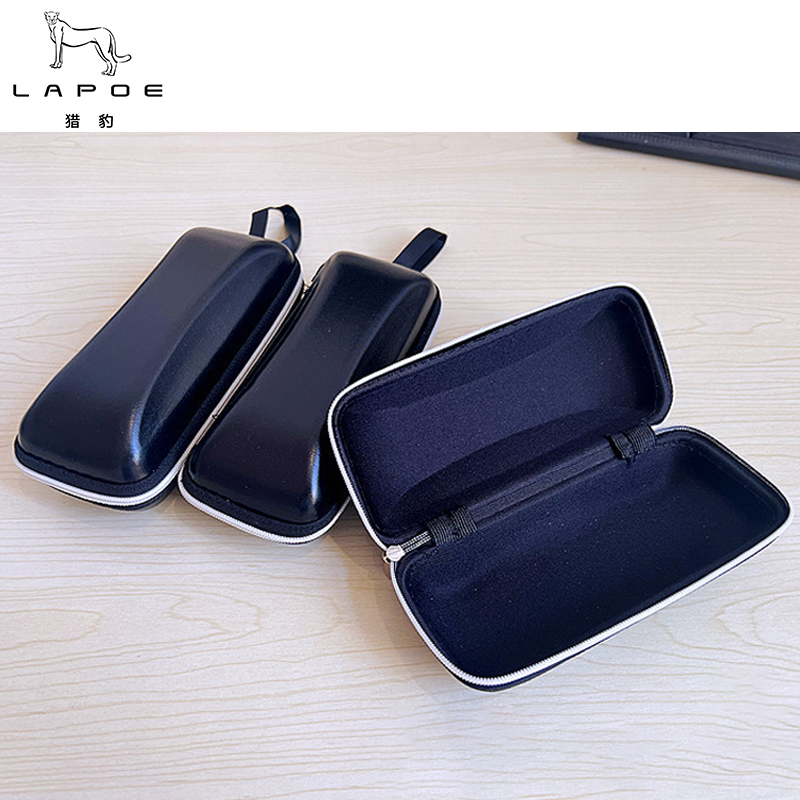 猎豹 防水PU硬质眼镜盒终端机收纳盒16.5*7*5cm/个高清大图