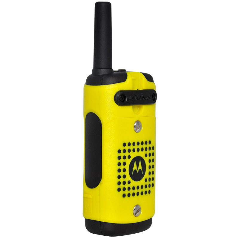 摩托罗拉(MOTOROLA)T92【两只装】公众对讲机旅行防水可浮在水面的防汛对讲机 免执照无线手持手台 黄色