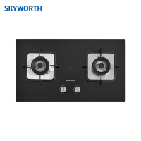 创维(Skyworth)燃气灶双灶具 5.2KW大火力家用猛火台式灶双灶炉具煤气灶不锈钢灶台JZT-Z2165(天然气)