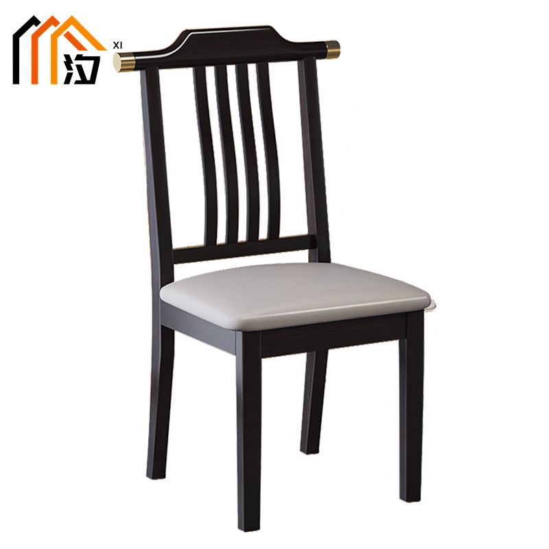 汐 餐椅 黑檀色把高清大图