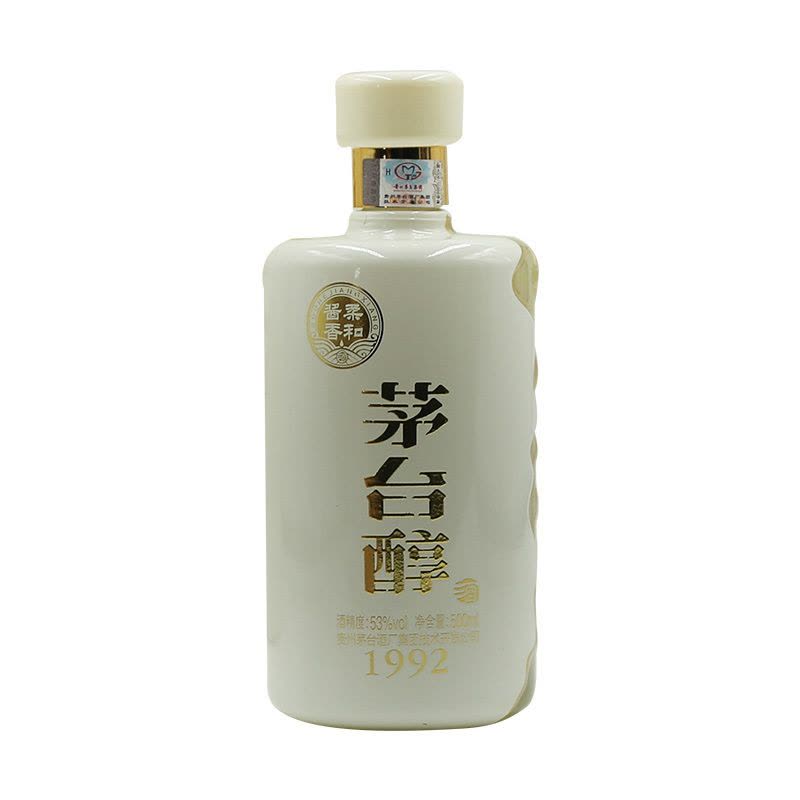 茅台醇1992 53度500ml*1盒装酱香型白酒入口柔顺【价格图片品牌报价