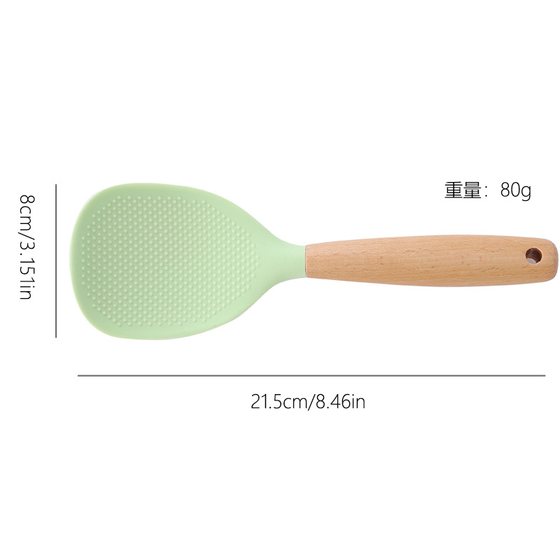 梵澜狸饭勺D80 个 绿色