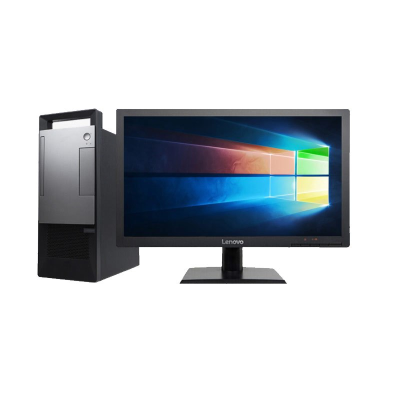 联想lenovo扬天t4900v台式电脑215英寸屏i594004g1t2g独显刻录w10h