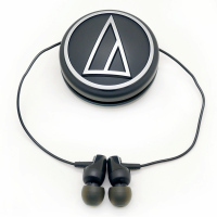 铁三角(Audio-technica)ATH-CLR100 BK 入耳式耳机 有线耳机耳塞 黑色