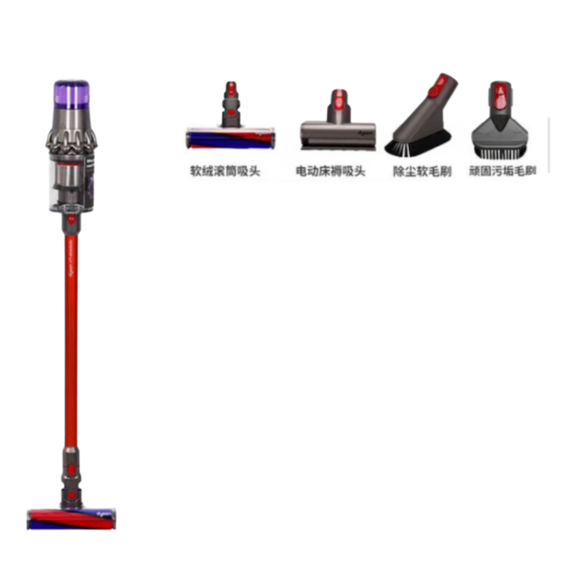 戴森(DYSON) V11 Fluffy Extra 无绳吸尘器 10个配件高清大图