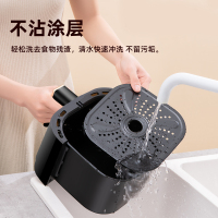 奥克斯空气炸锅家用可视多功能全自动大容量2022白色无油电炸锅机