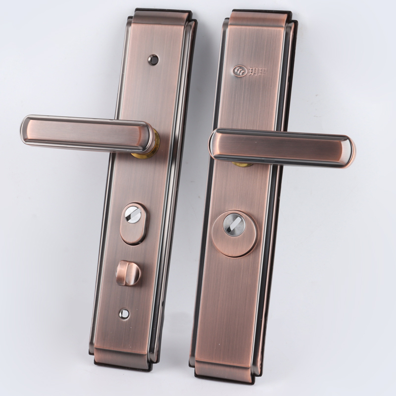 玥玛防盗门锁套装家用通用型大门锁室内门锁入户门锁双开门铁门锁单独